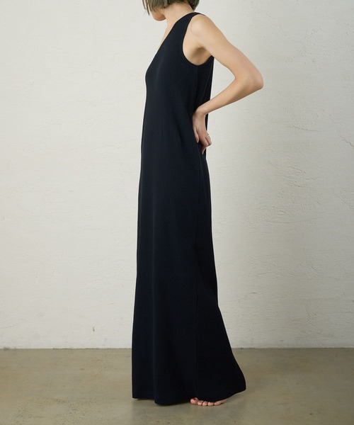 LOUNGEDRESS（ラウンジドレス）の「【earthy_/アーシー】リブワンショルタンクワンピース（ワンピース・レディース・ブラック/ベージュ・SMALL/MEDIUM）」の9枚目の写真