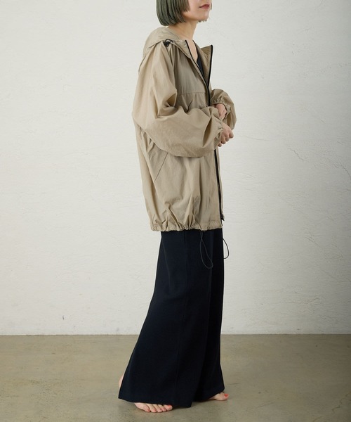 LOUNGEDRESS（ラウンジドレス）の「【earthy_/アーシー】リブワンショルタンクワンピース（ワンピース・レディース・ブラック/ベージュ・SMALL/MEDIUM）」の3枚目の写真