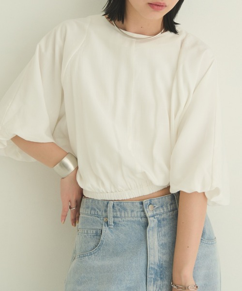 Aunt Marie's（アントマリーズ）の「バルーンスリーブ2WAYブラウス