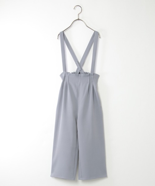 セール】ストレッチサス付きワイドパンツ（120~160cm）（その他パンツ