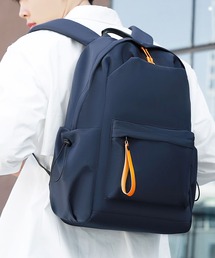 【軽量/A4収納可】【防水】オレンジチャームのユニセックスリュックサック/バックパック/スポーツバッグ