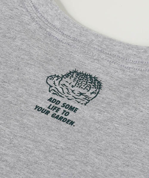DULTON(ダルトン)の「BOTANY T-SHIRT/ ボタニー Tシャツ(Tシャツ/カットソー・メンズ・チャコールグレー/ホワイト/グレー・LARGE/MEDIUM/SMALL/X-LARGE)」の6枚目の写真