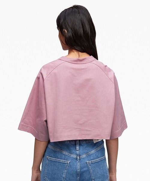   売れ筋商品|||カルバンクライン Tシャツ トップス レディース Tops Pink 楽天市場】Tシャツ オーガニックコットン ベビー キッズ CALVIN