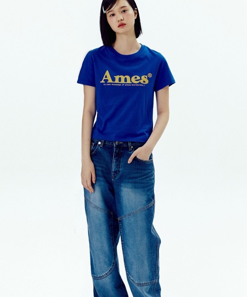 tシャツ 新色追加「UNISEX」AMES WORLDWIDE／ベーシックロゴT 2966111 レディース メンズ 新色追加【UNISEX】AMES WORLDWIDE／ベーシックロゴT 2966111（T