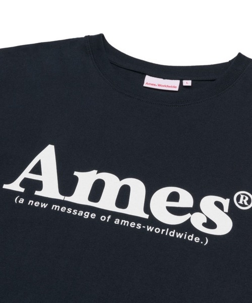 amis locaux logo tシャツ ネイビー 新色追加【UNISEX】AMES WORLDWIDE／ベーシックロゴT 2966111（T