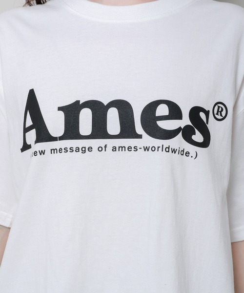 ARAMINTA JAMES CITY NEVER TEE ロゴ Tシャツ S 新色追加【UNISEX】AMES WORLDWIDE／ベーシックロゴT 2966111（T