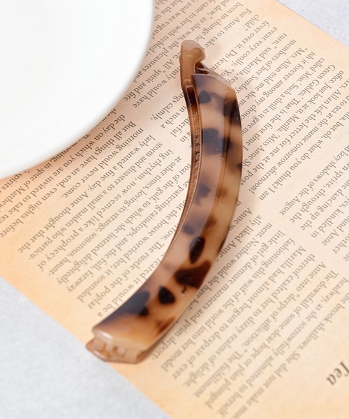 Alite cloth（アリーテクロス）の「シンプルバナナクリップ（バレッタ/ヘアクリップ・レディース・その他2/その他3/その他11/その他8/その他10/その他6/その他12/その他4・F）」の8枚目の写真