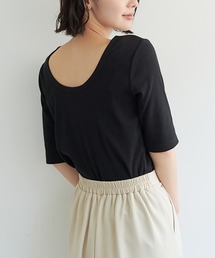 [新色追加]USAコットン前後2WAYバックシャンTシャツ【サスティナブル】