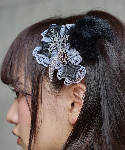 2個セット】ファーヘアゴム（ヘアゴム）｜SPINNS（スピンズ）の