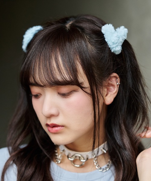 2個セット】ファーヘアゴム（ヘアゴム）｜SPINNS（スピンズ）の