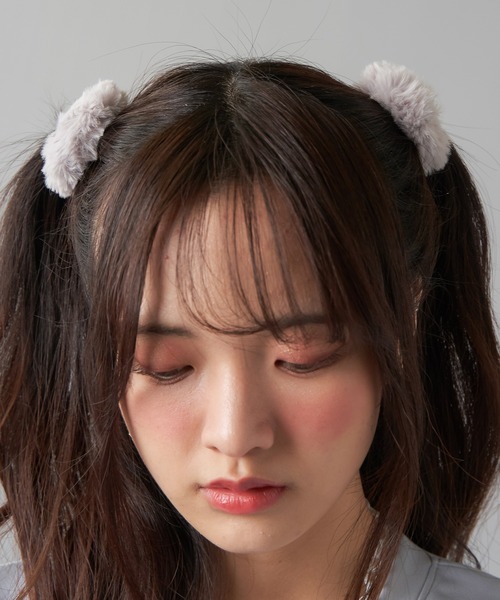 2個セット】ファーヘアゴム（ヘアゴム）｜SPINNS（スピンズ）の