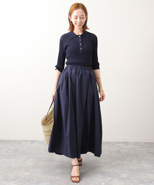 SLOBE IENA（スローブイエナ）の「ニットポロ襟プルオーバー