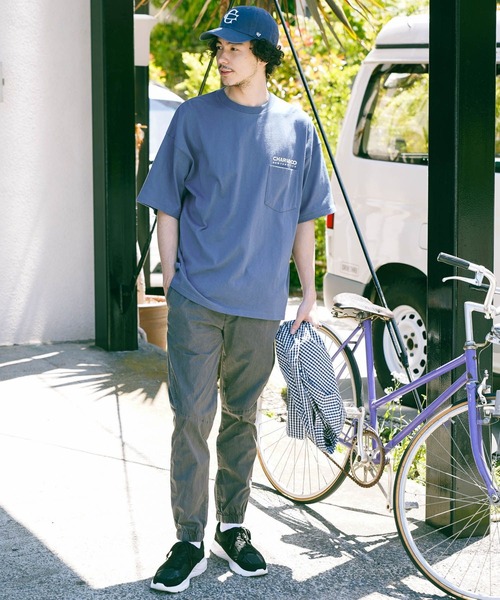 CHARI&CO(チャリアンドコー)の「【CHARI&CO SAFE RIDE for BAYFLOW】ポケットTシャツ(Tシャツ/カットソー・メンズ・オフホワイト/ブルー/レッド・MEDIUM/LARGE)」の15枚目の写真