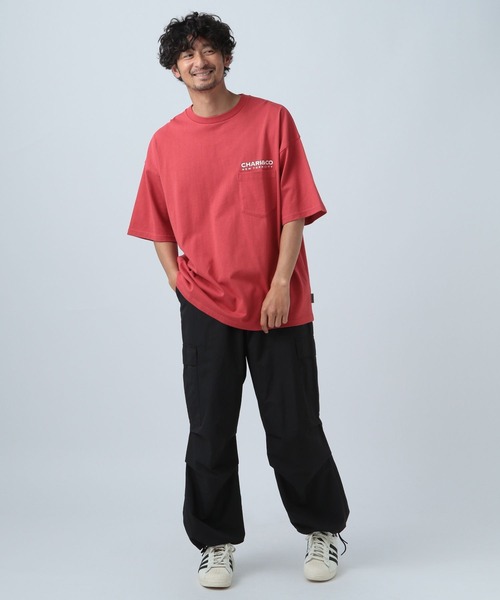 CHARI&CO(チャリアンドコー)の「【CHARI&CO SAFE RIDE for BAYFLOW】ポケットTシャツ(Tシャツ/カットソー・メンズ・オフホワイト/ブルー/レッド・MEDIUM/LARGE)」の18枚目の写真