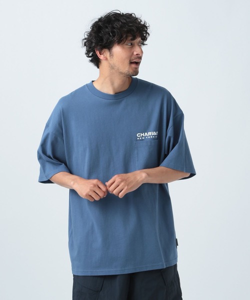 CHARI&CO(チャリアンドコー)の「【CHARI&CO SAFE RIDE for BAYFLOW】ポケットTシャツ(Tシャツ/カットソー・メンズ・オフホワイト/ブルー/レッド・MEDIUM/LARGE)」の13枚目の写真