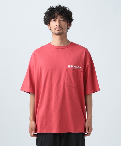 CHARI&CO(チャリアンドコー)の「【CHARI&CO SAFE RIDE for BAYFLOW】ポケットTシャツ(Tシャツ/カットソー・メンズ・オフホワイト/ブルー/レッド・MEDIUM/LARGE)」の21枚目の写真