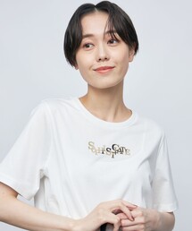 NOLLEY’S Sophi | 箔プリントショート丈Tシャツ(Tシャツ/カットソー)