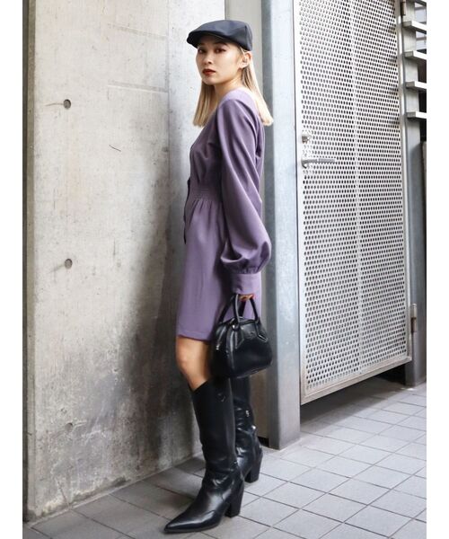 EMODA(エモダ)の「ハンチングベレー(ハンチング/ベレー帽・レディース・ブラック/ベージュ・FREE)」の14枚目の写真