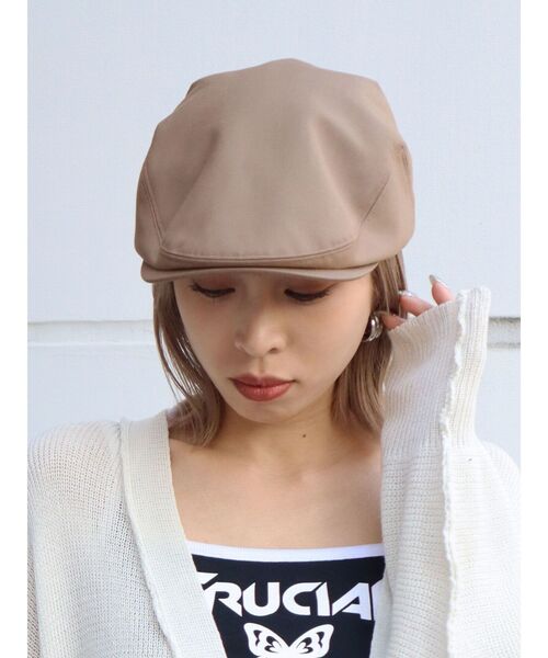 EMODA(エモダ)の「ハンチングベレー(ハンチング/ベレー帽・レディース・ブラック/ベージュ・FREE)」の16枚目の写真