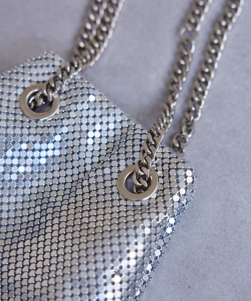 CIAOPANIC TYPY（チャオパニックティピー）の「メタルメッシュ巾着BAG（ショルダーバッグ・レディース・シャンパン/ピンク/ブラック/シルバー/ブルー/ゴールド・ONE SIZE）」の17枚目の写真