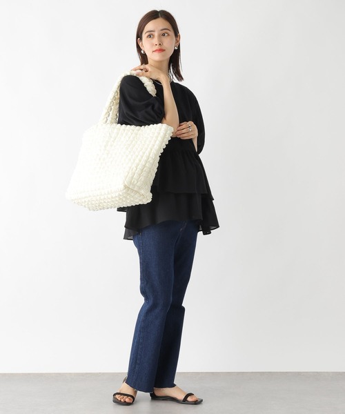 LEPSIM（レプシィム）の「マタニティ／ポコポコTOTE　967256（トートバッグ・レディース・アイボリー/ブラック・ONE SIZE）」の3枚目の写真