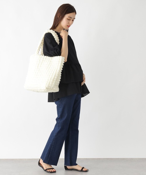 LEPSIM（レプシィム）の「マタニティ／ポコポコTOTE　967256（トートバッグ・レディース・アイボリー/ブラック・ONE SIZE）」の4枚目の写真