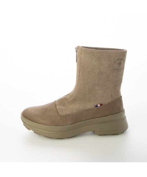 le coq sportif（ルコックスポルティフ）の「【レイン対応】フロントジッパーボリュームソールブーツ(LCS ベレー IV FZ)（ブーツ・レディース・ウィート/ブルーグレー/ブラック系その他6・M/LL/L）」の4枚目の写真