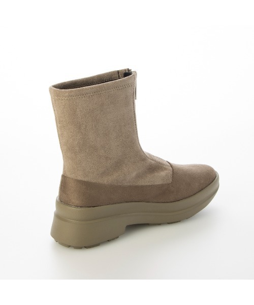 le coq sportif（ルコックスポルティフ）の「【レイン対応】フロントジッパーボリュームソールブーツ(LCS ベレー IV FZ)（ブーツ・レディース・ウィート/ブルーグレー/ブラック系その他6・M/LL/L）」の5枚目の写真