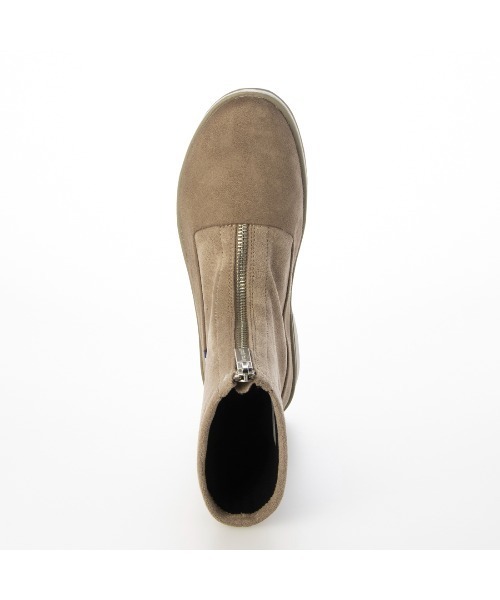 le coq sportif（ルコックスポルティフ）の「【レイン対応】フロントジッパーボリュームソールブーツ(LCS ベレー IV FZ)（ブーツ・レディース・ウィート/ブルーグレー/ブラック系その他6・M/LL/L）」の6枚目の写真