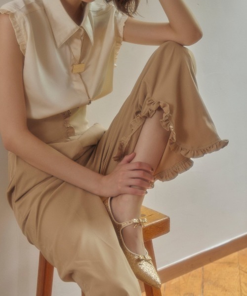 MIRO AMURETTE（ミロアミュレット）の「MIRO loop tie necklace/ループタイネックレス（ネックレス・レディース・ゴールド・FREE）」の4枚目の写真