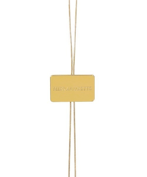 MIRO AMURETTE（ミロアミュレット）の「MIRO loop tie necklace/ループタイネックレス（ネックレス・レディース・ゴールド・FREE）」の8枚目の写真