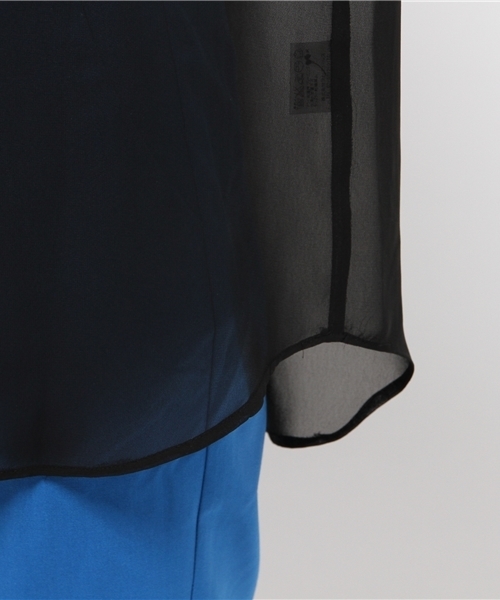 603（ロクマルサン）の「603 シフォンビックシャツ（シャツ/ブラウス・レディース・ホワイト/ブラック・FREE）」の5枚目の写真