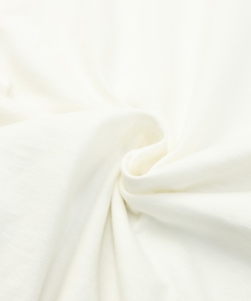 NYLAUS（ナイラス）の「ピーチスキン加工 配色ステッチ ポケット付き ロングスリーブTシャツ（Tシャツ/カットソー・メンズ・ブラック/ホワイト/ネイビー/ベージュ・M/L/LL）」の11枚目の写真