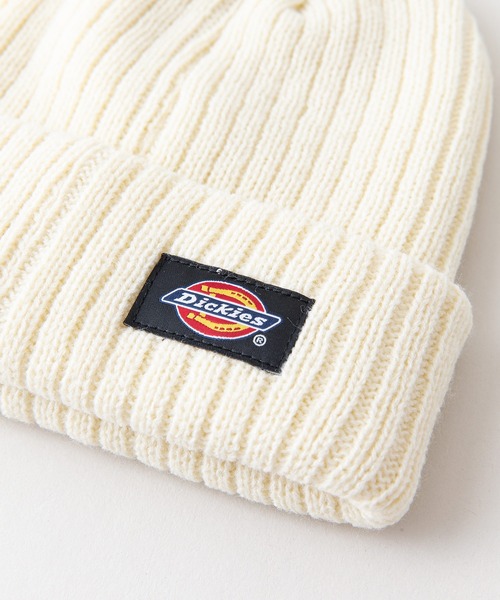 Dickies（ディッキーズ）の「【DICKIES/ディッキーズ】ワッペンロゴ　KIDS　ニットワッチ 　ビーニー（ニットキャップ/ビーニー・キッズ・ネイビー/ブラック/オフホワイト・FREE）」の11枚目の写真
