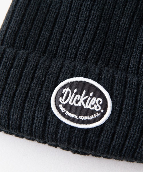 Dickies（ディッキーズ）の「【DICKIES/ディッキーズ】ワッペンロゴ　KIDS　ニットワッチ 　ビーニー（ニットキャップ/ビーニー・キッズ・ネイビー/ブラック/オフホワイト・FREE）」の8枚目の写真