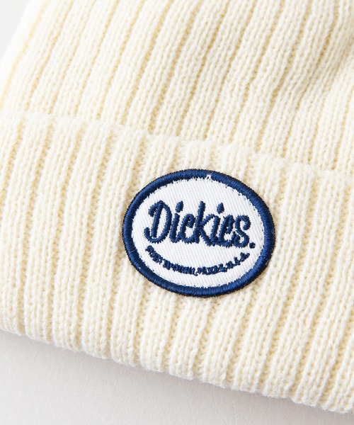Dickies（ディッキーズ）の「【DICKIES/ディッキーズ】ワッペンロゴ　KIDS　ニットワッチ 　ビーニー（ニットキャップ/ビーニー・キッズ・ネイビー/ブラック/オフホワイト・FREE）」の6枚目の写真
