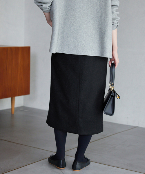 SLOBE IENA（スローブイエナ）の「Super110 ウールタイトスカート