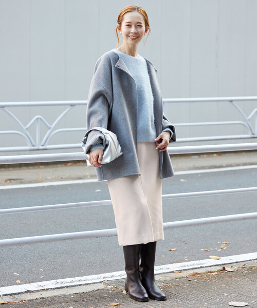 SLOBE IENA（スローブイエナ）の「Super110 ウールタイトスカート