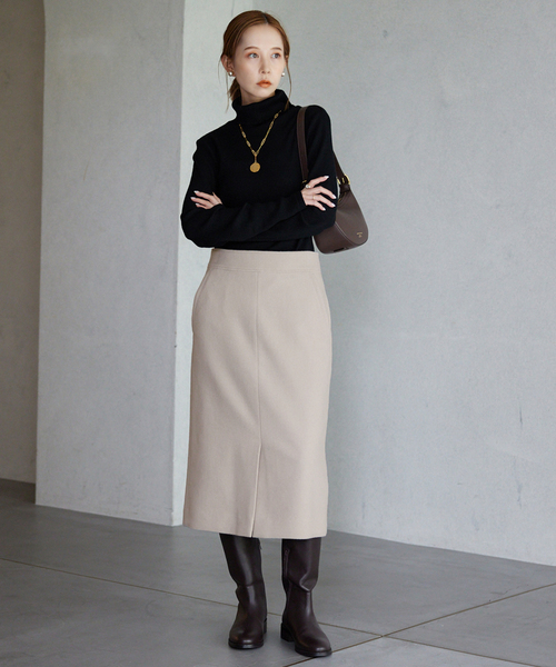 SLOBE IENA（スローブイエナ）の「Super110 ウールタイトスカート