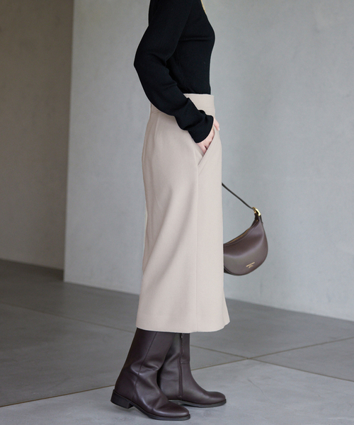 SLOBE IENA（スローブイエナ）の「Super110 ウールタイトスカート