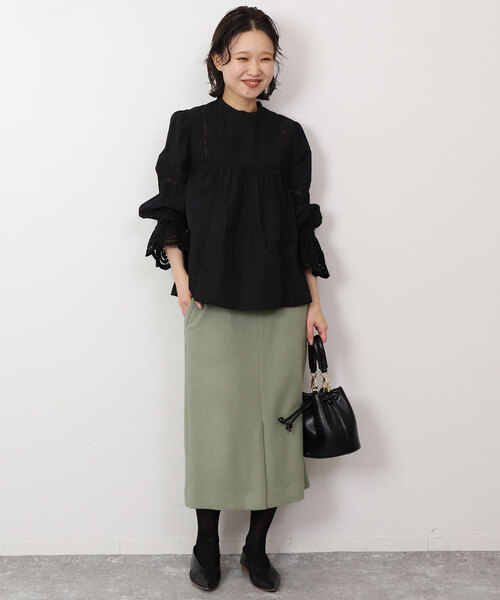 SLOBE IENA（スローブイエナ）の「Super110 ウールタイトスカート