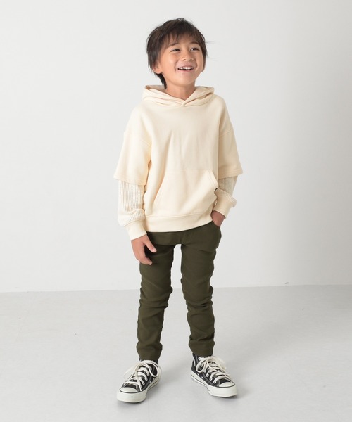 S&H（エスアンドエイチ）の「【S&H】スーパーストレッチ・スキニーパンツ（その他パンツ・キッズ・ベージュ/ネイビー/カーキ/ブラック・100cm/110cm/120cm/130cm）」の7枚目の写真