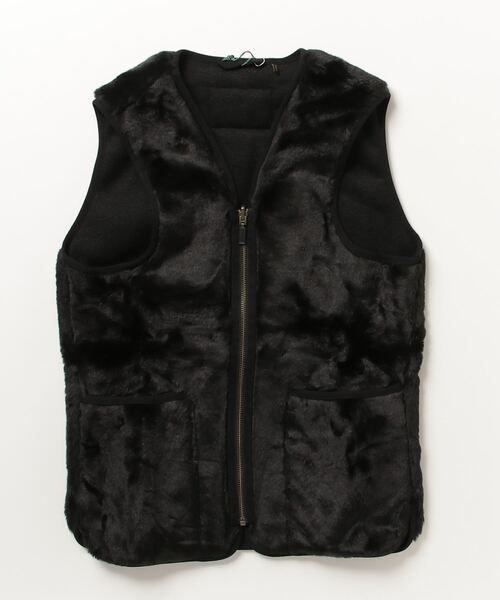 Barbour(バブアー)の「フロントジップ ファー ライナー ベスト(スリム フィット)(ベスト・メンズ・ブラウン/ブラック・44/40/38/36/34/32/42)」の16枚目の写真