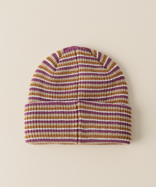 Oriens JOURNAL STANDARD（オリエンス ジャーナルスタンダード）の「【OBEY / オベイ】LOOSE GROOVE BEANIE：ニットキャップ（ニットキャップ/ビーニー・レディース・ブラック/パープル・FREE）」の11枚目の写真