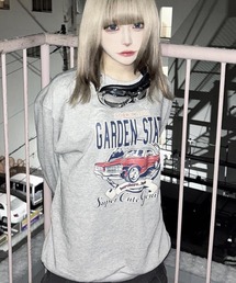 DEVICE | 【DEVICE×佐藤かれん】ルーズグラフィック CARプリント スウェット トレーナー(スウェット)