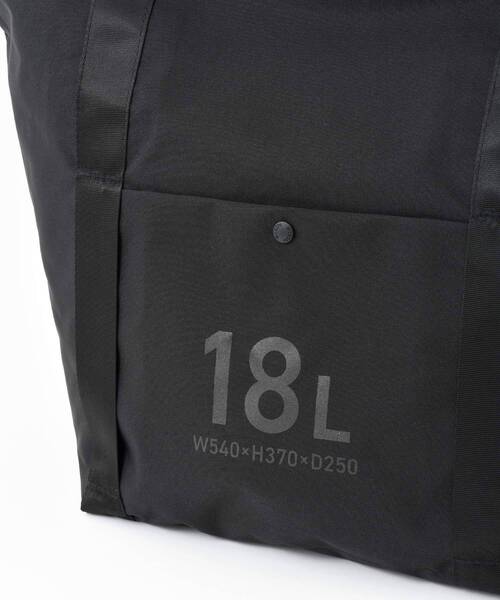 TRAVEL SHOP MILESTO(トラベルショップミレスト)の「MILESTO UTILITY ポケッタブルトートバッグ 18L(トートバッグ・レディース・ブラック/グレー系その他/グレイッシュベージュ/グリーン/オレンジ/ネイビー・フリ-)」の10枚目の写真