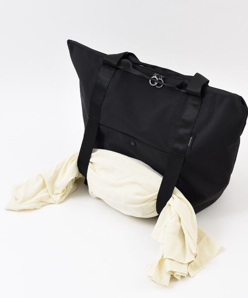 TRAVEL SHOP MILESTO(トラベルショップミレスト)の「MILESTO UTILITY ポケッタブルトートバッグ 18L(トートバッグ・レディース・ブラック/グレー系その他/グレイッシュベージュ/グリーン/オレンジ/ネイビー・フリ-)」の14枚目の写真