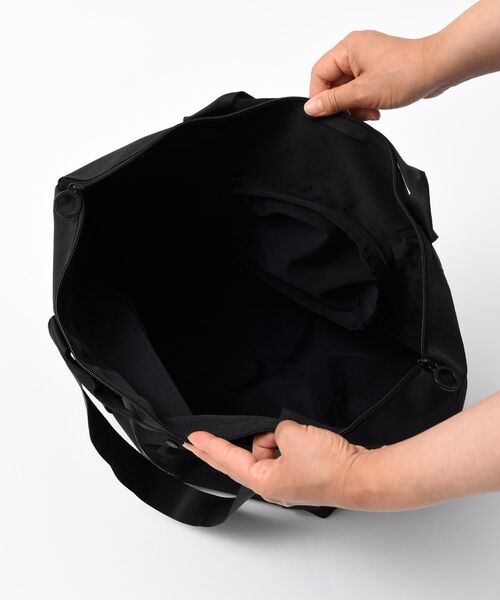 TRAVEL SHOP MILESTO(トラベルショップミレスト)の「MILESTO UTILITY ポケッタブルトートバッグ 18L(トートバッグ・レディース・ブラック/グレー系その他/グレイッシュベージュ/グリーン/オレンジ/ネイビー・フリ-)」の21枚目の写真
