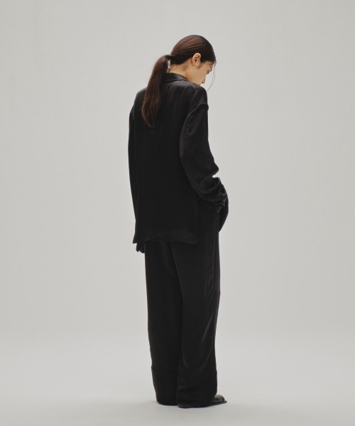 Satin Easy Pants（デニムパンツ）｜TODAYFUL（トゥデイフル）の