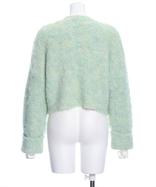 clear（クリア）の「ウール混ショートニットトップス（ニット/セーター・レディース・アイボリー/ライトカーキ/ミント・F）」の7枚目の写真